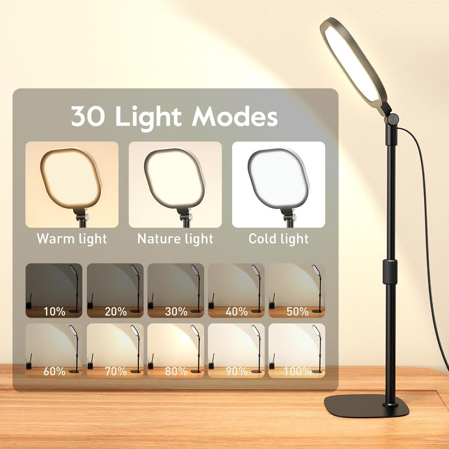 Lámpara de Escritorio LitONES para Videoconferencias 10W