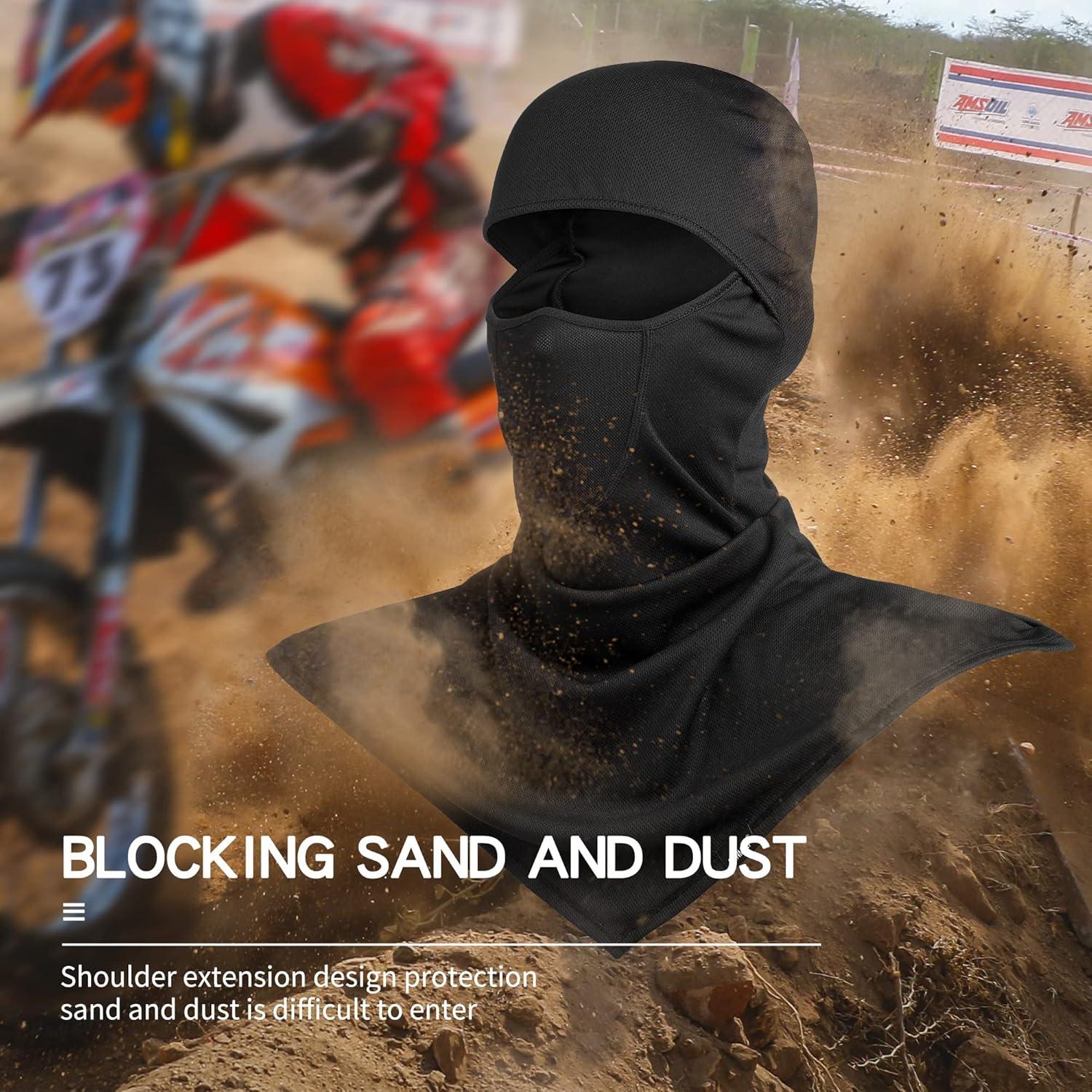 Balaclava Solar Transpirable SUNMECI para Motocicleta y Ciclismo