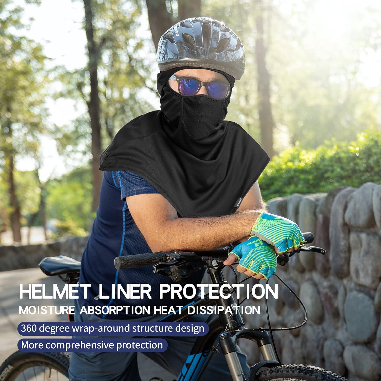 Balaclava Solar Transpirable SUNMECI para Motocicleta y Ciclismo