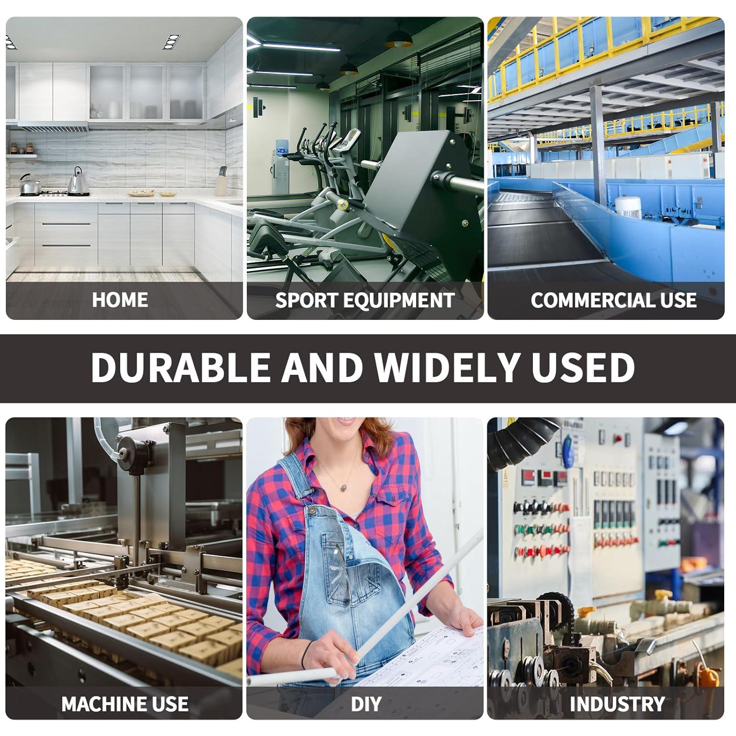 Tiras de goma autoadhesivas Heonay 2.54 cm x 0.32 cm x 3.05 m