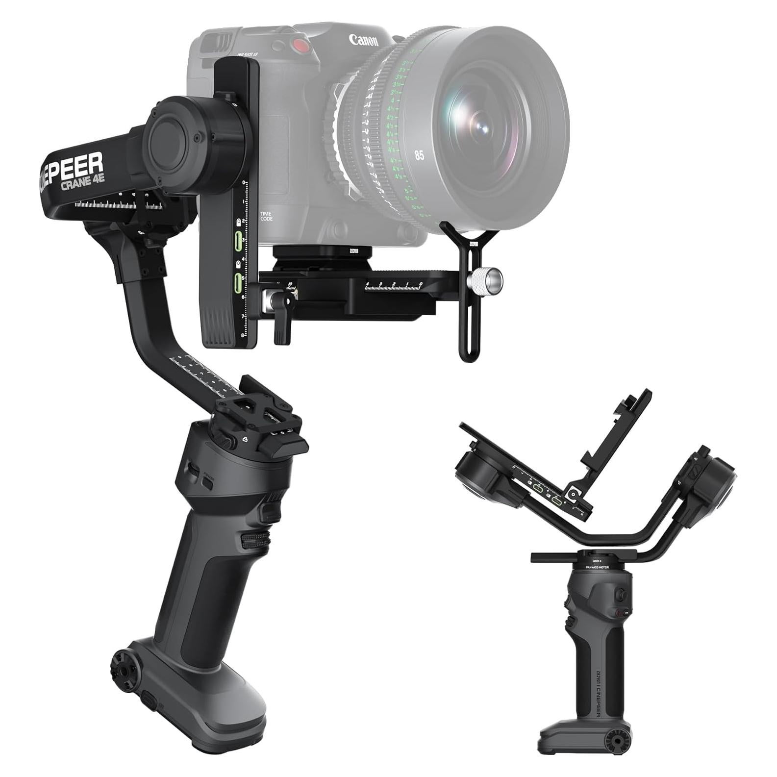 Estabilizador de Cámara ZHIYUN Crane 4E 3 Ejes para DSLR y Sin Espejo