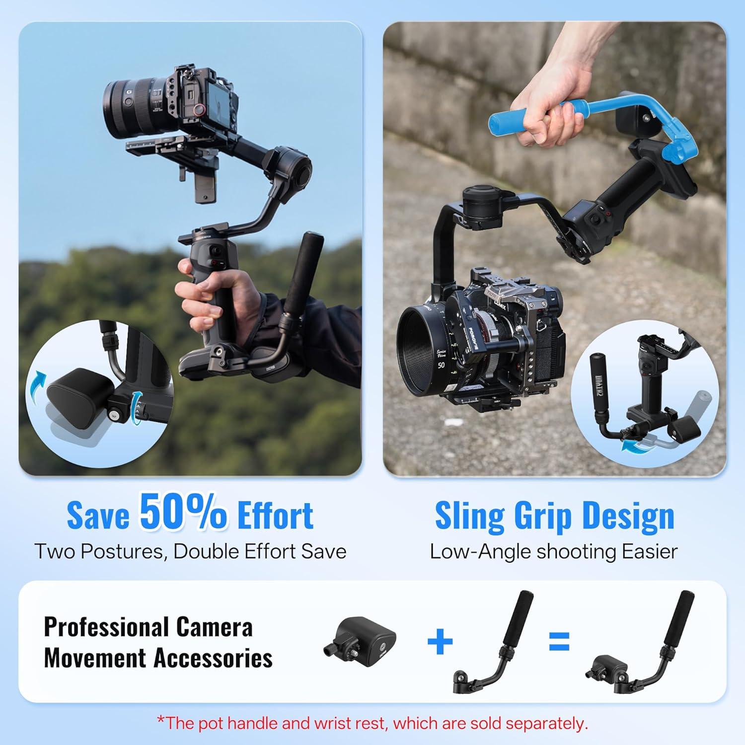 Estabilizador de Cámara ZHIYUN Crane 4E 3 Ejes para DSLR y Sin Espejo