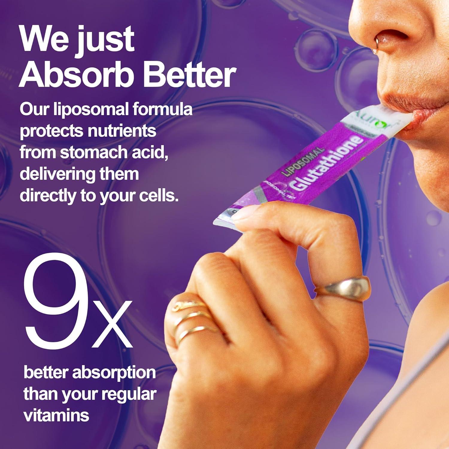 Suplemento Líquido de Glutatión Aurora Nutrascience 750 mg