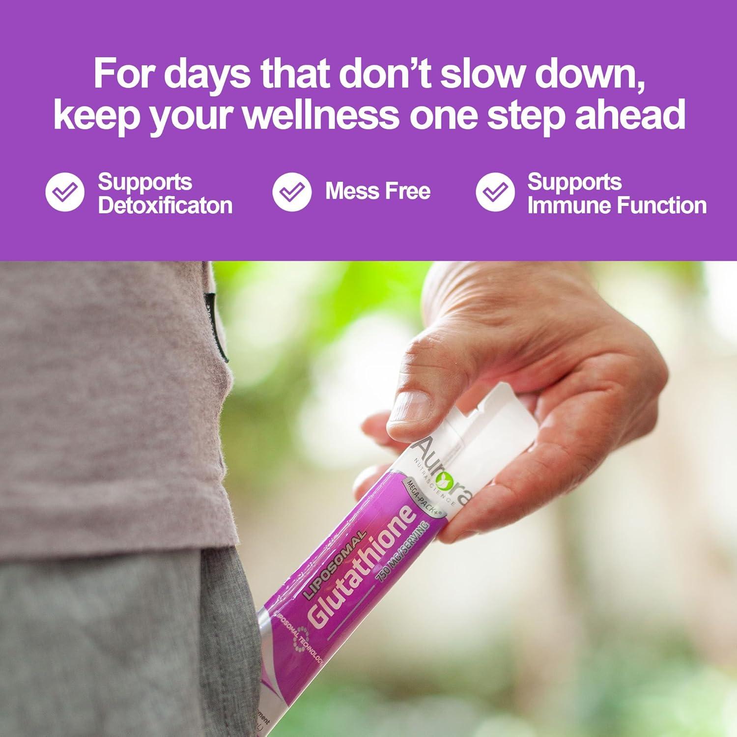 Suplemento Líquido de Glutatión Aurora Nutrascience 750 mg