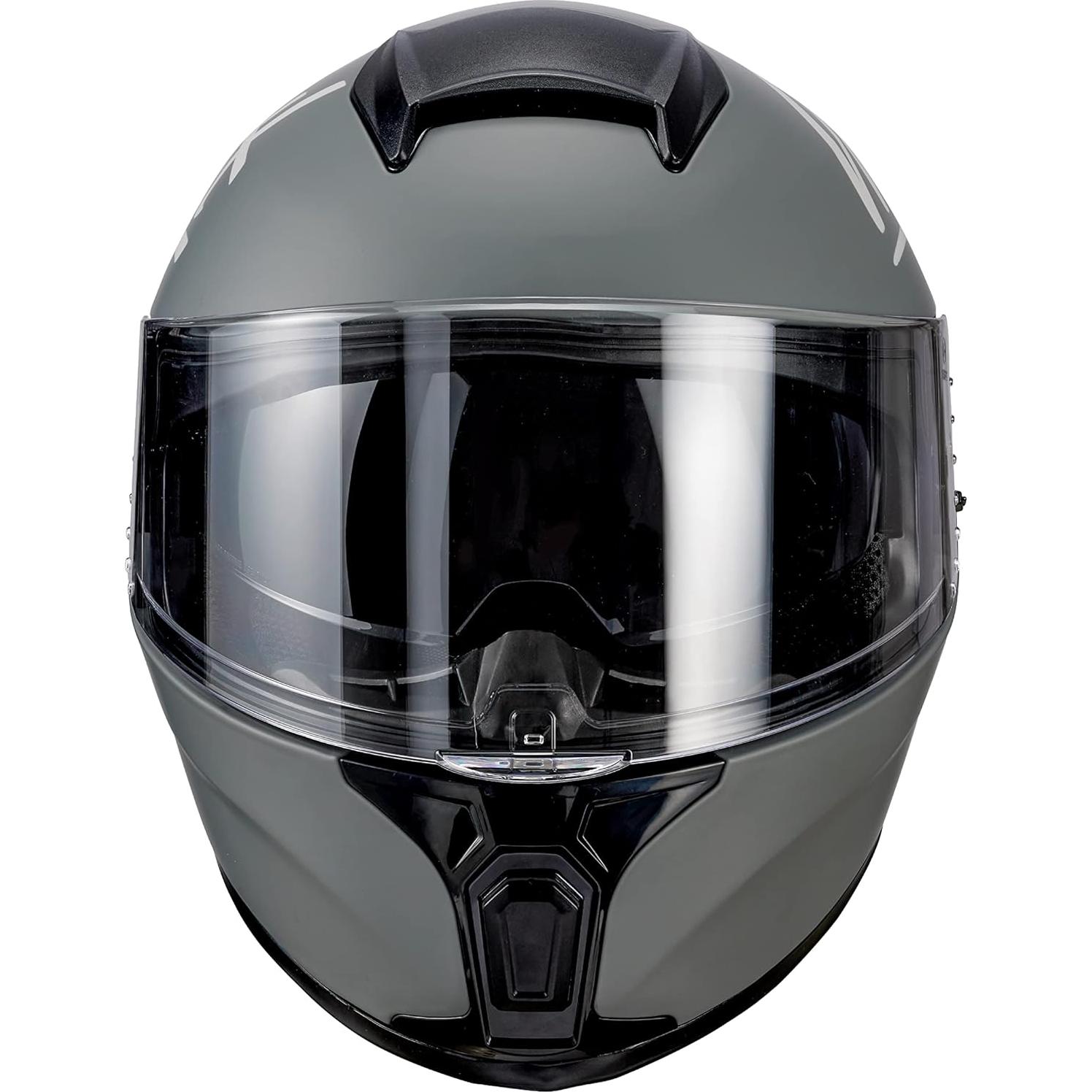 Casco de Moto Westt Storm X Doble Visera Gris S
