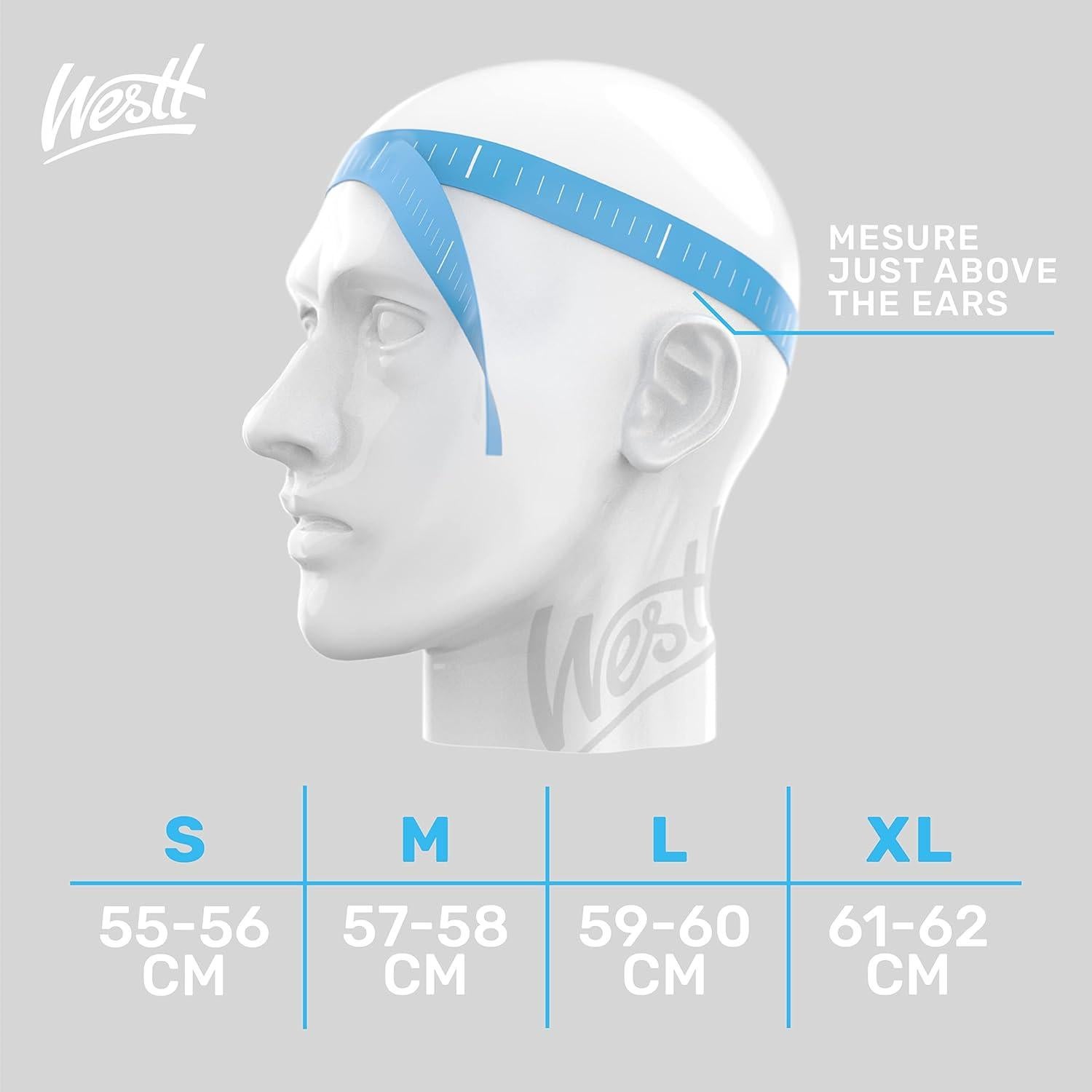 Casco de Moto Westt Storm X Doble Visera Gris S