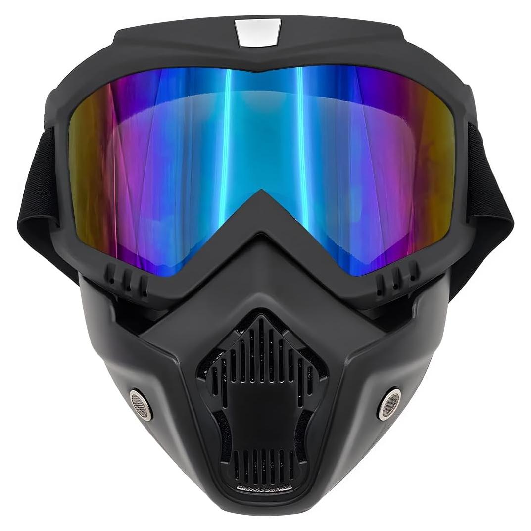 Gafas de Motocross DXNQ Colorido Anti-UV Ajuste Universal