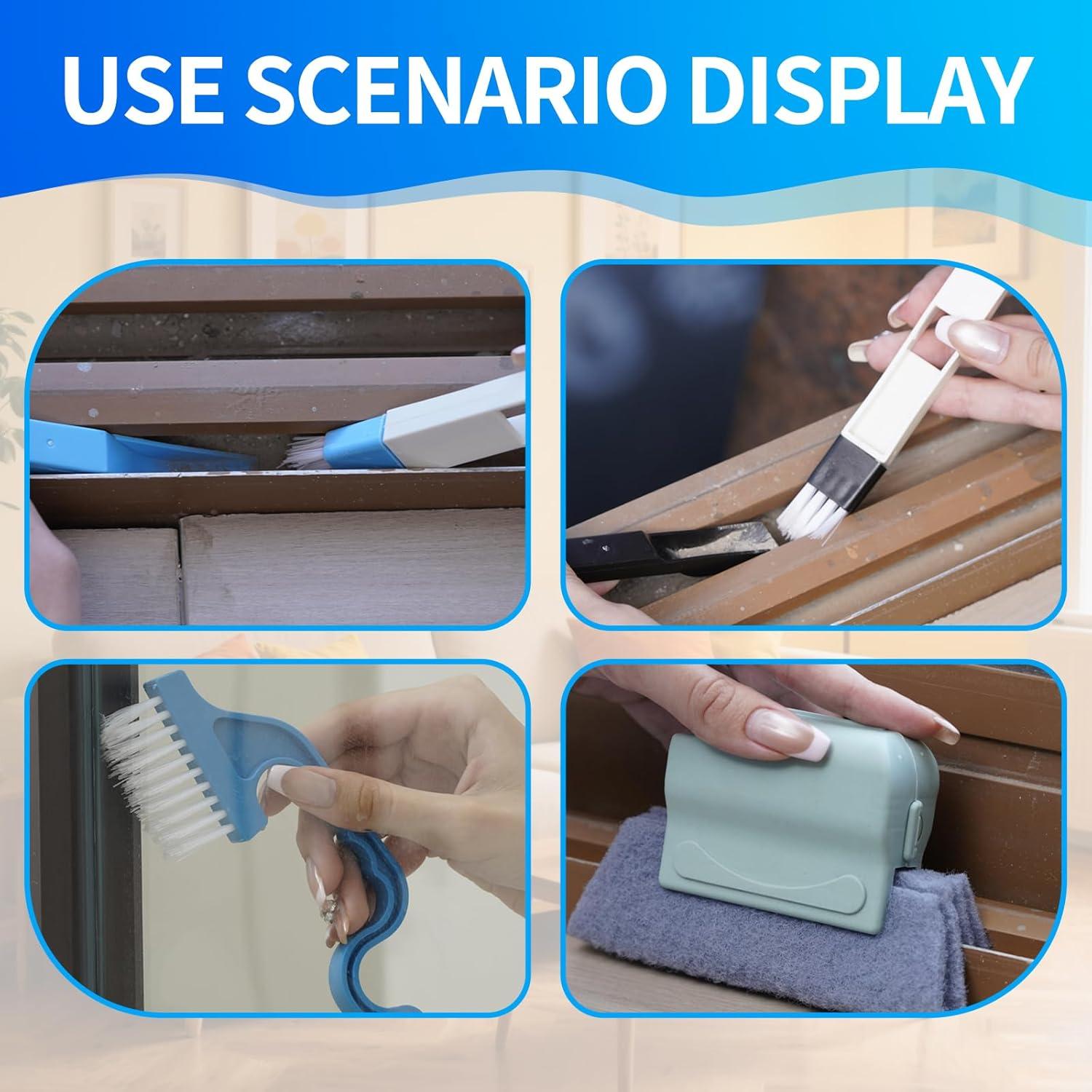 Kit de Limpieza de Ventanas Mudocp 13 Piezas Multicolor