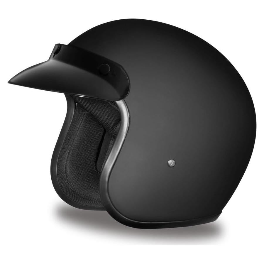 Casco Daytona Helmets Cruiser 3/4 Vintage Negro Mate