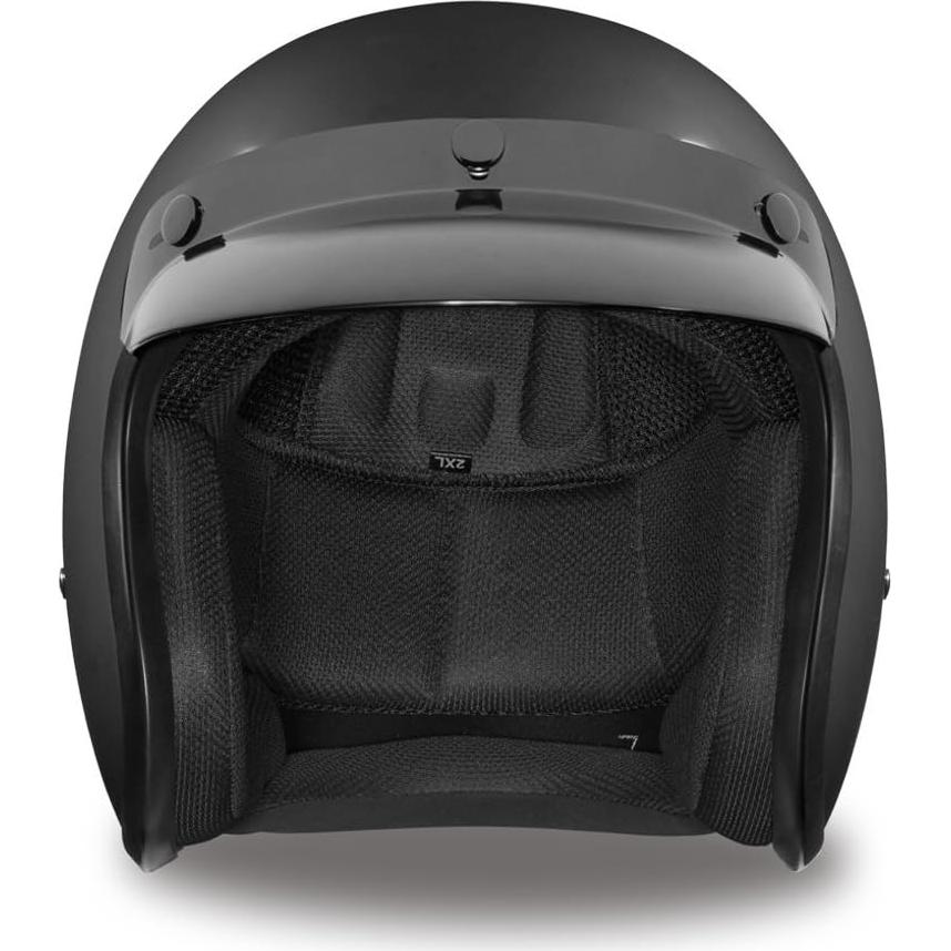 Casco Daytona Helmets Cruiser 3/4 Vintage Negro Mate