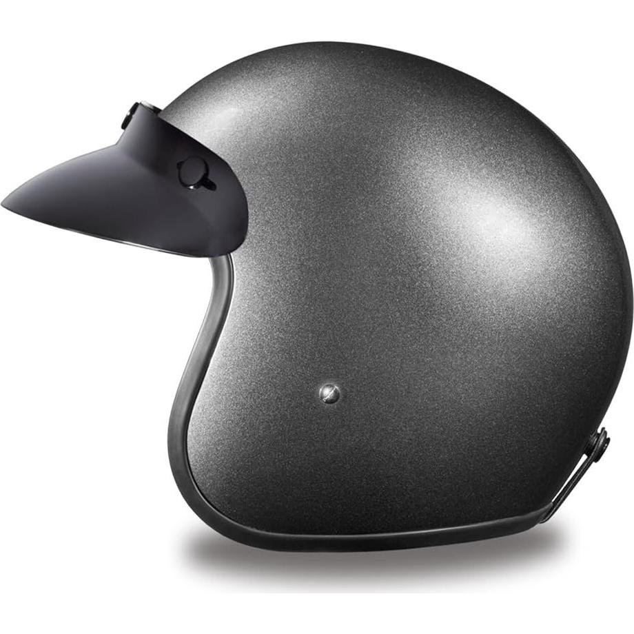 Casco Daytona Helmets Cruiser 3/4 Vintage Gris Metálico