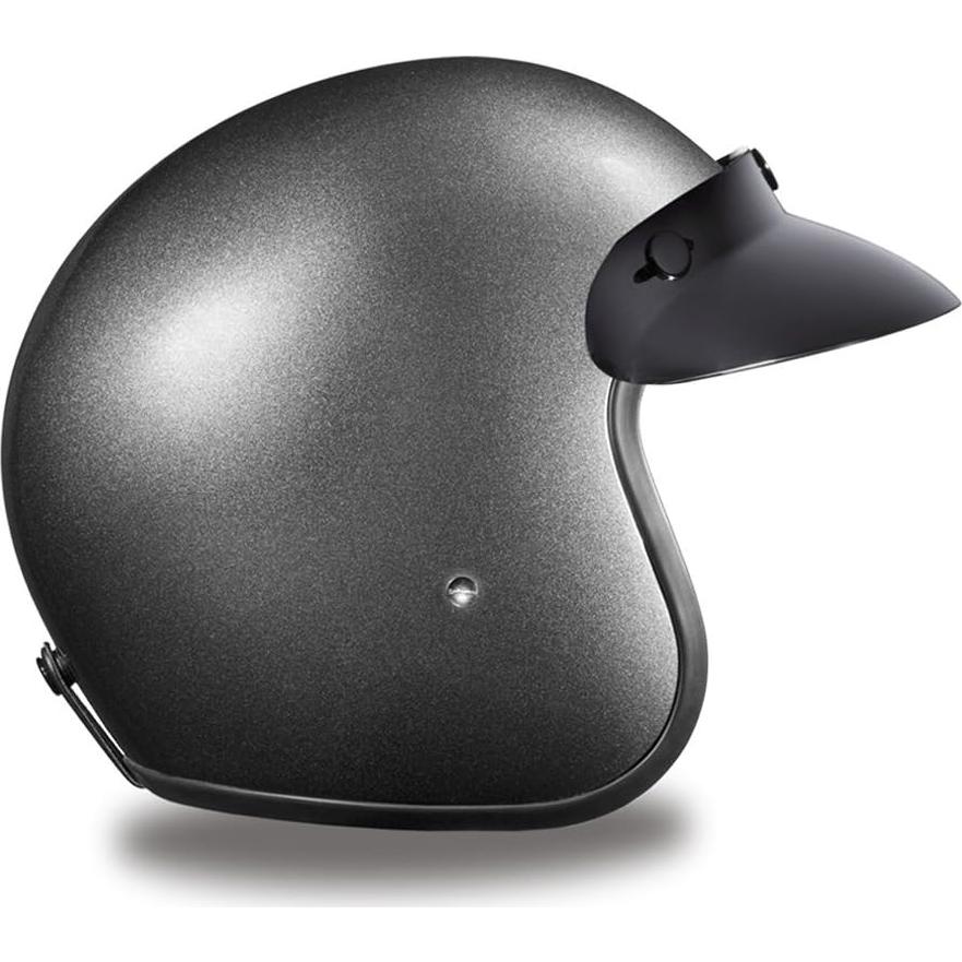 Casco Daytona Helmets Cruiser 3/4 Vintage Gris Metálico