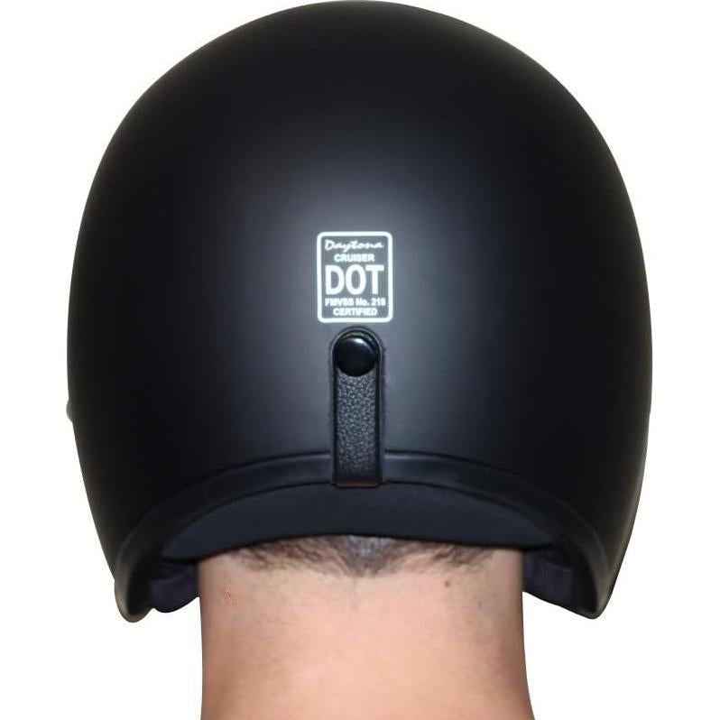 Casco Daytona Cruiser 3/4 Abierto Blanco Brillante DOT