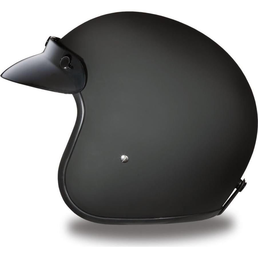 Casco Daytona Cruiser Abierto Negro Mate 100% DOT Unisex