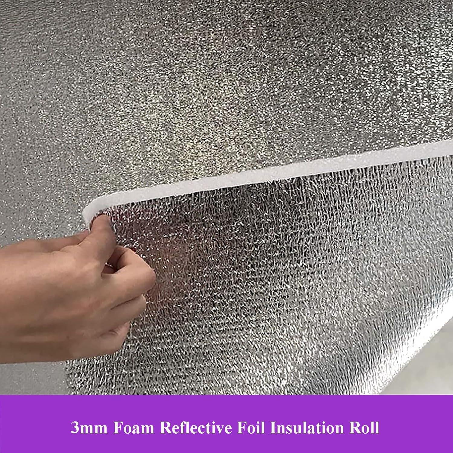 Rollos de Aislamiento Térmico ZRNIDIYR 40.64 cm x 3.05 m Plata