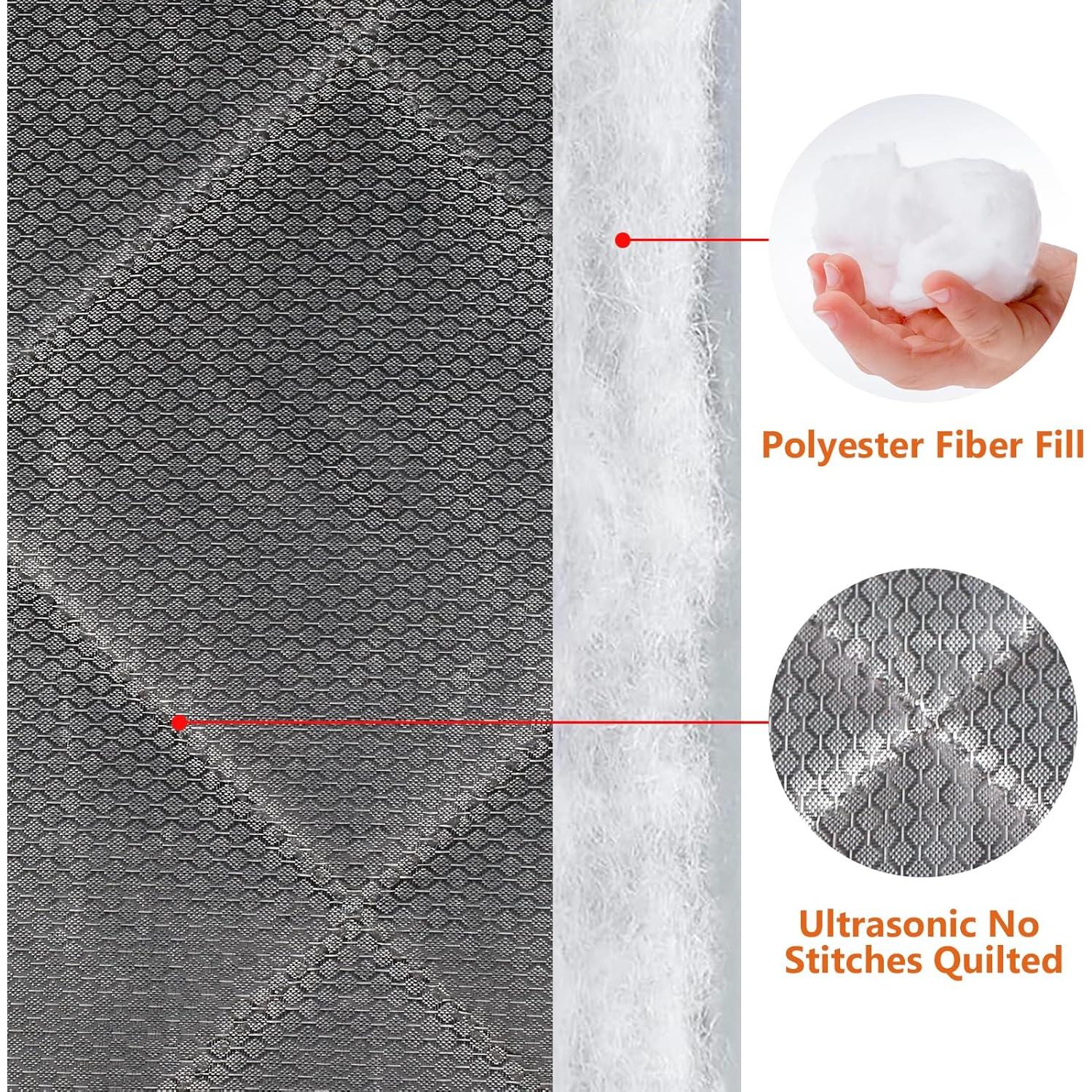 Cortina de Puerta Térmica Aislante Magnética WochiTV 85.1x202.5cm