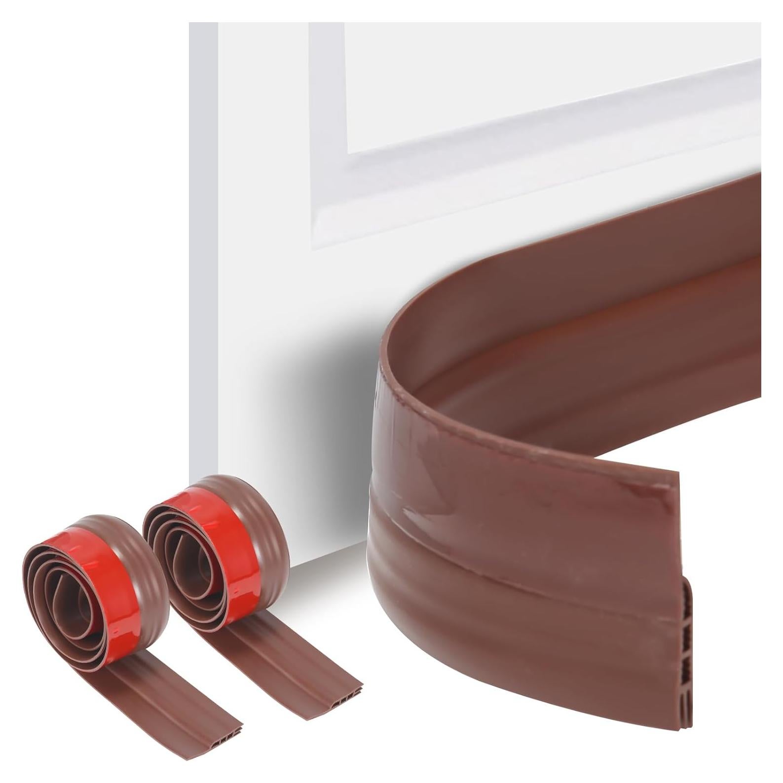 Detenedor de Corrientes de Aire Silicona Marrón 5.08cm x 99.06cm