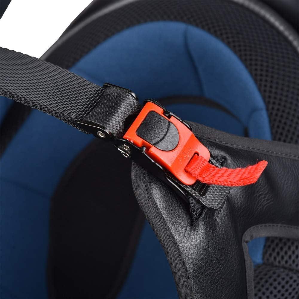 Casco AHR RUN-C Half Face Negro Brillante para Motociclismo