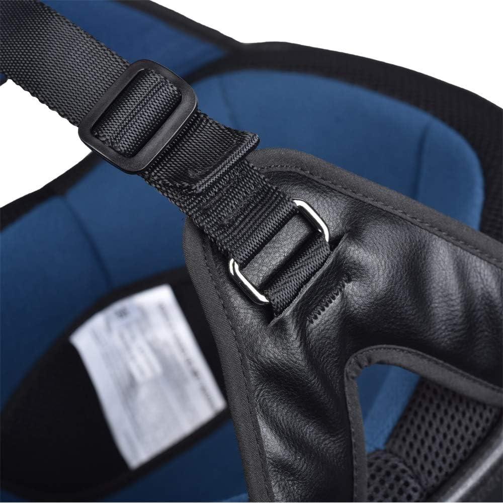 Casco AHR RUN-C Half Face Negro Brillante para Motociclismo