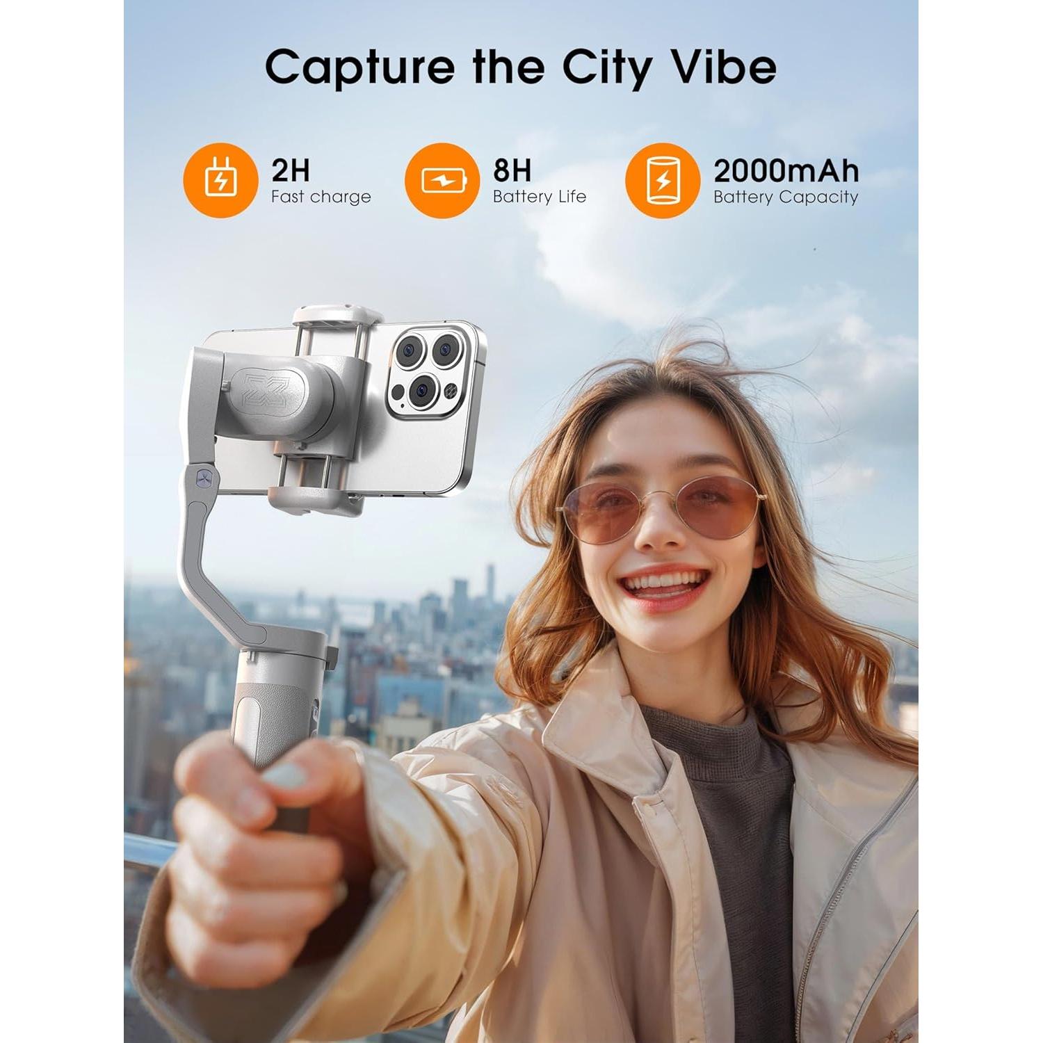 Estabilizador Gimbal Hohem iSteady XE 3 Ejes para Smartphone