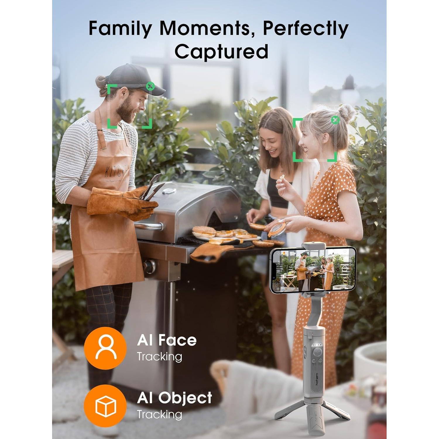 Estabilizador Gimbal Hohem iSteady XE 3 Ejes para Smartphone