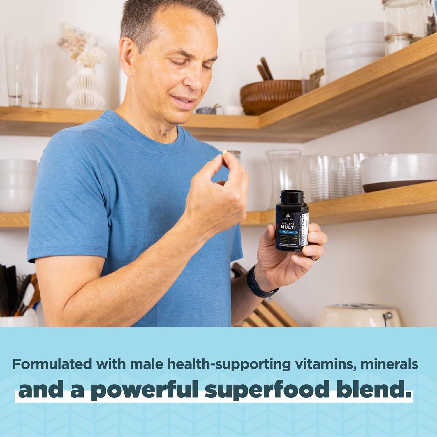 Multivitamina Hombres 40+ Nutrición Antigua 90 Cápsulas