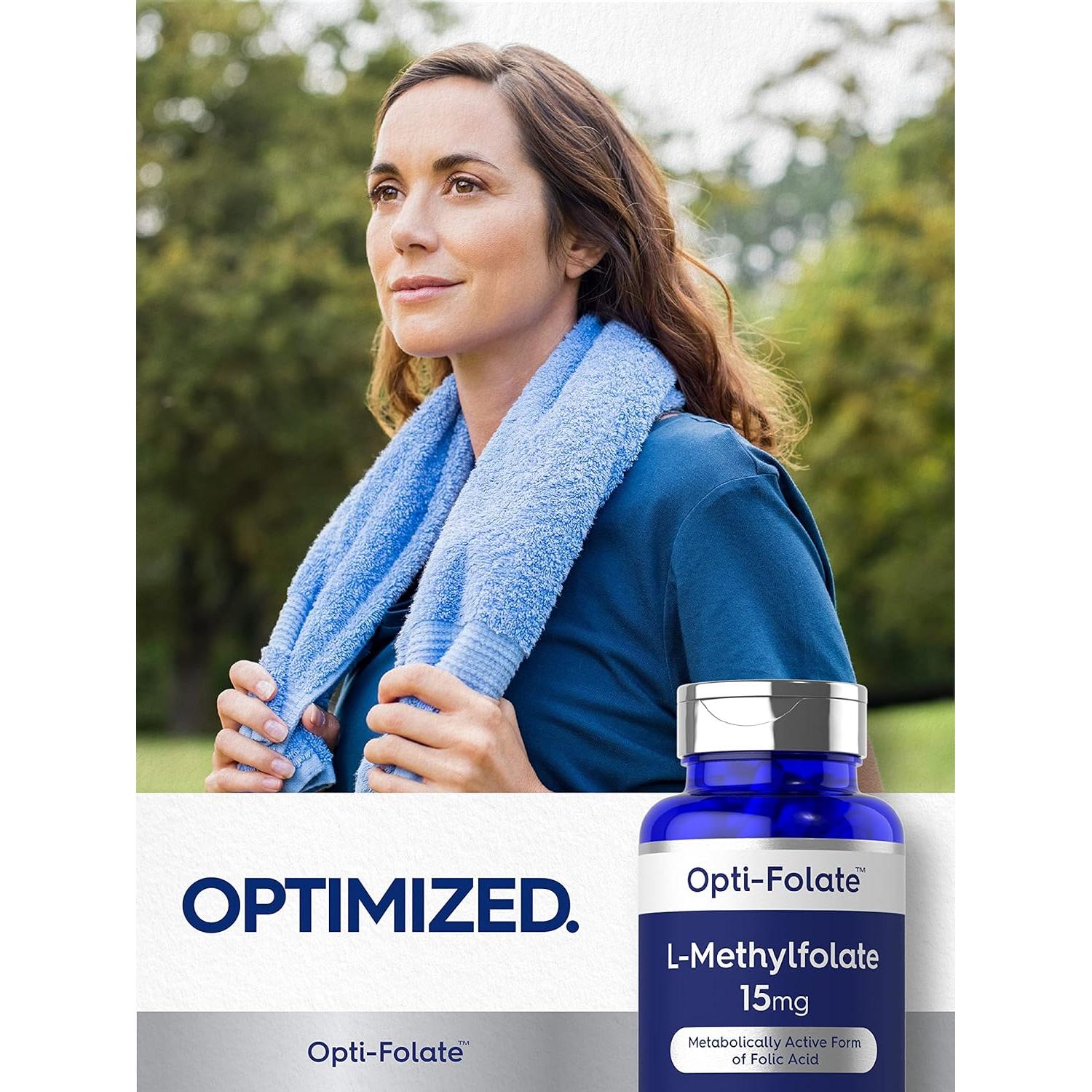 Cápsulas de L-Metilfolato 15mg Carlyle | 120 Unidades | Sin Gluten