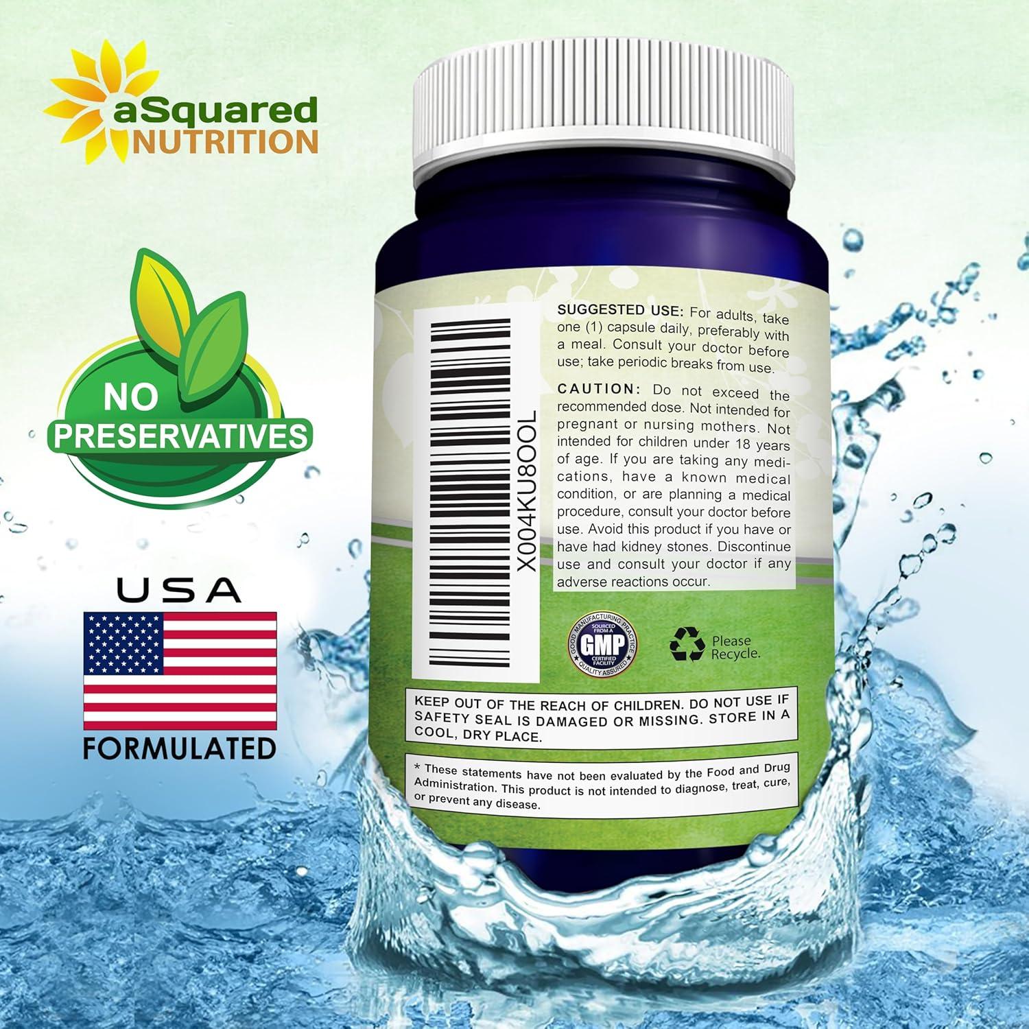 Suplemento de Quercetina aSquared Nutrition 500mg - 60 Cápsulas Veganas