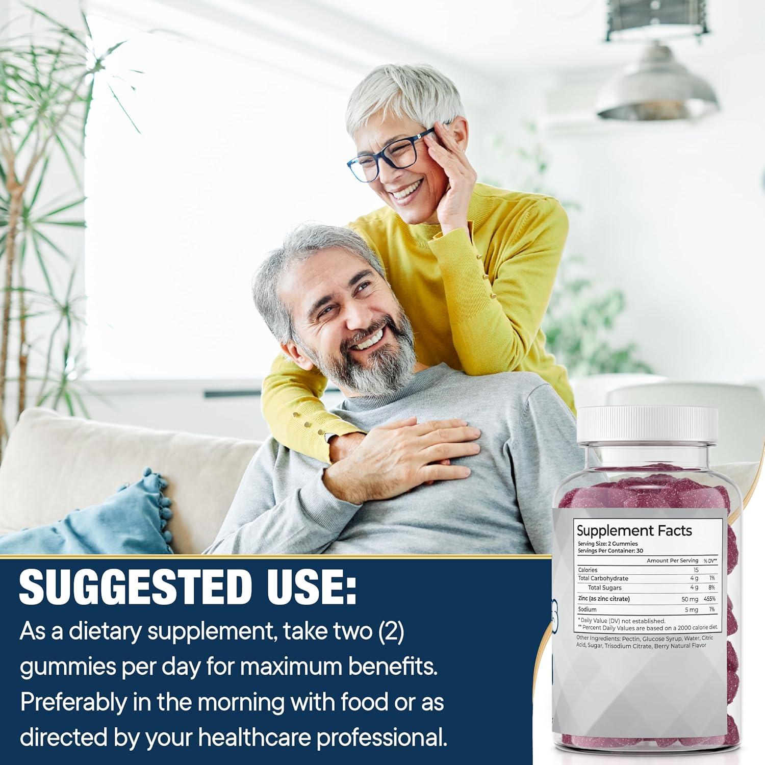 Gomitas de Zinc New Age 50mg - Suplemento Inmunológico 60 Unidades