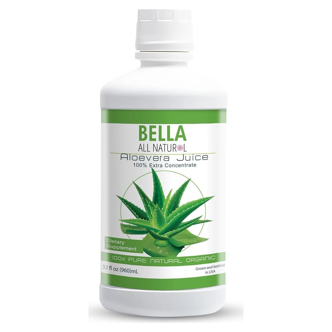 Jugo de Aloe Vera Bella Todo Natural 946 ml Sin Sabor
