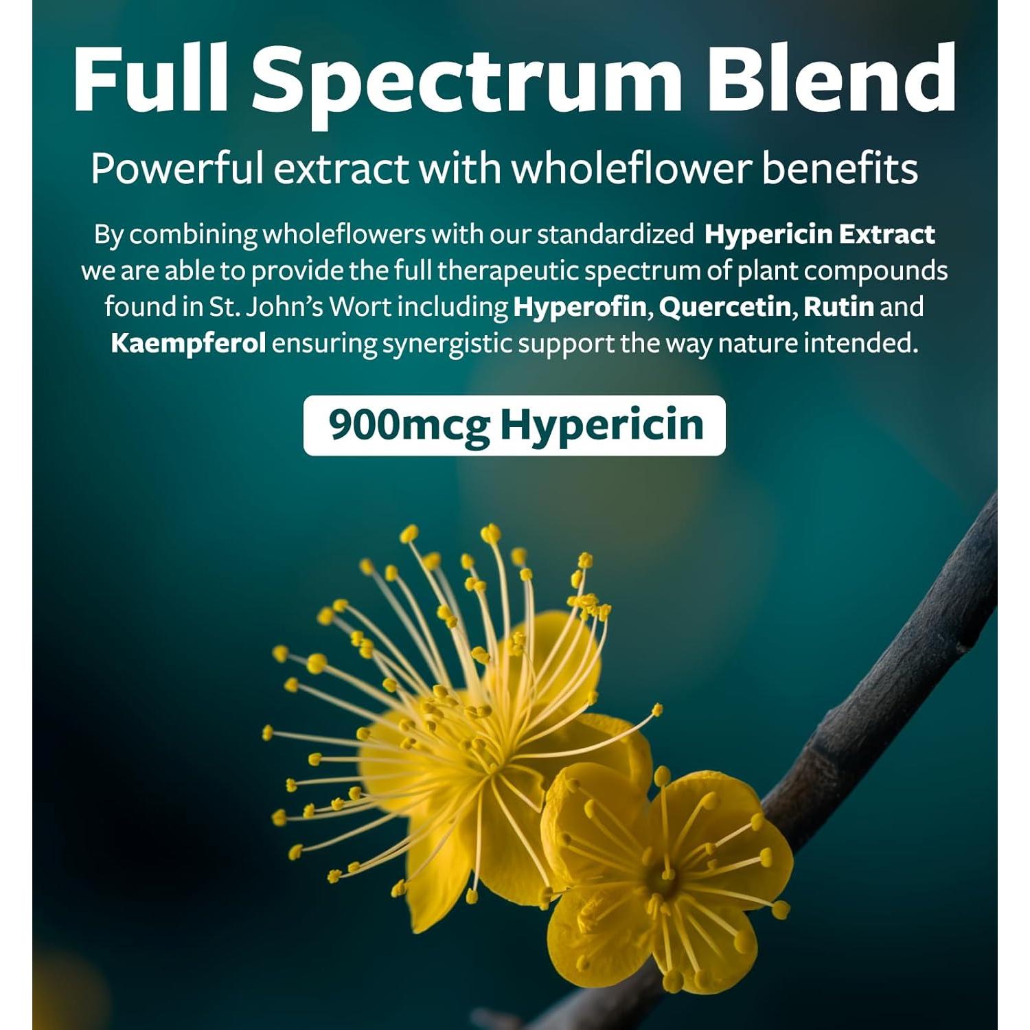 Hierba de San Juan Healths Harmony 60 Cápsulas 500mg Sin OGM