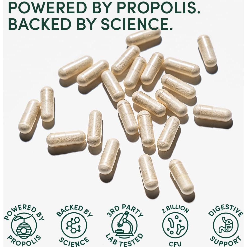 Salud Digestiva Completa Beekeeper's Naturals 20 Cápsulas