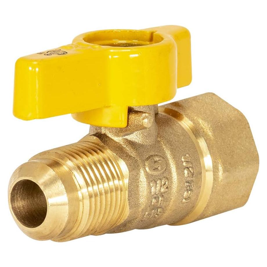 Válvula de Bola de Gas Eastman 1/2" FIP x 1/2" OD Latón