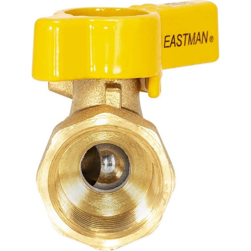 Válvula de Bola de Gas Eastman 1/2" FIP x 1/2" OD Latón