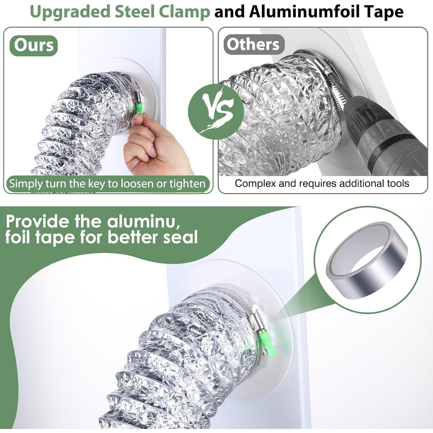 Kit de Ventilación para Secadora Linstock 4" x 3.05m