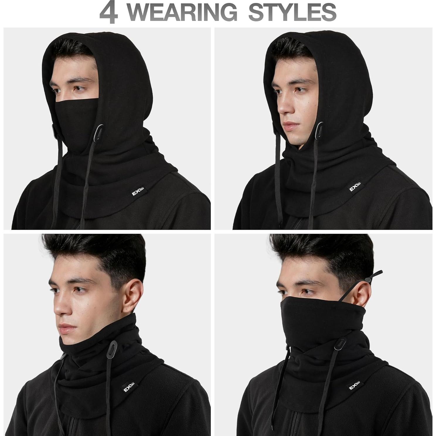 Mascarilla Balaclava Térmica EXski 4-en-1 para Invierno