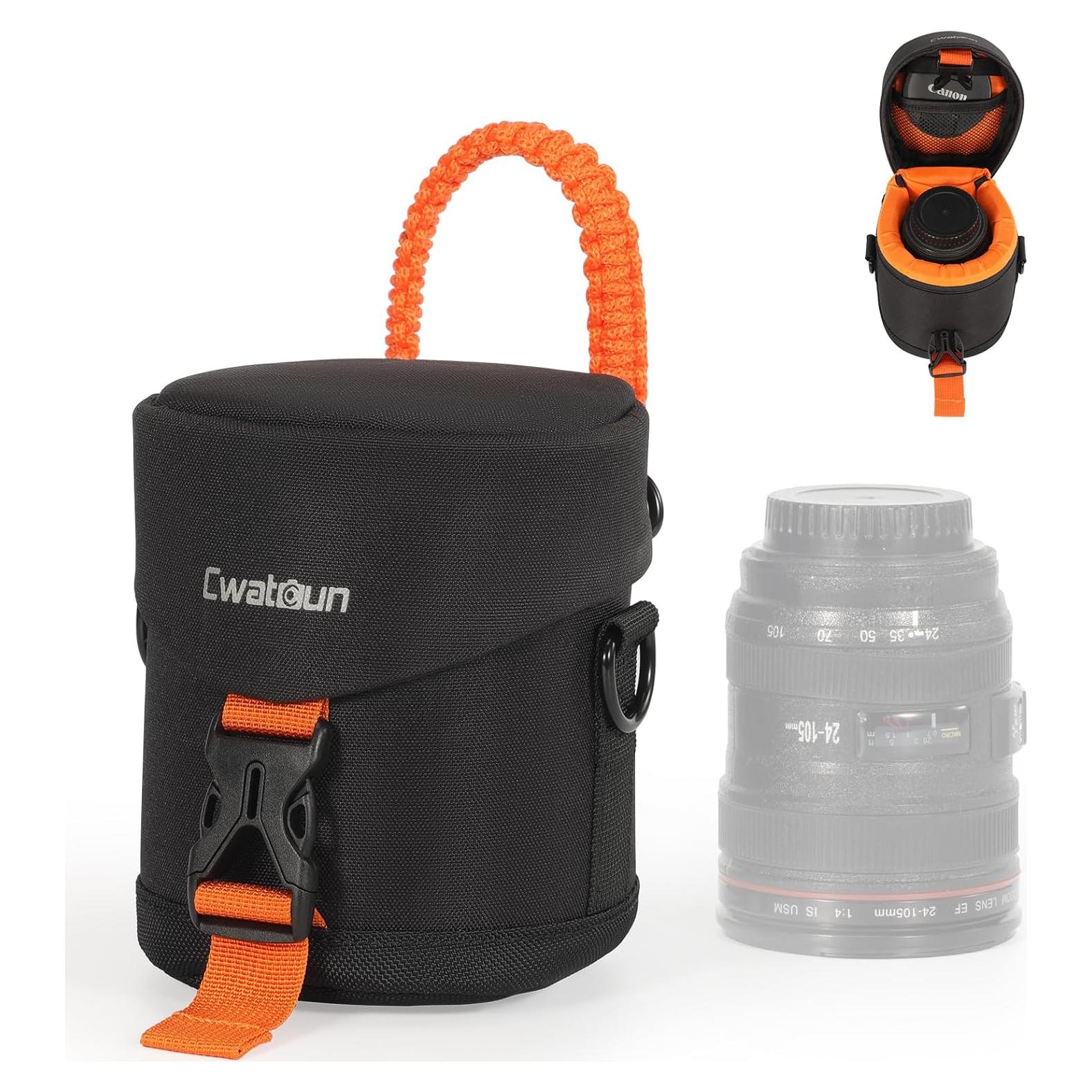 Funda Dura para Lente de Cámara Cwatcun Resistente al Agua 11.99cm