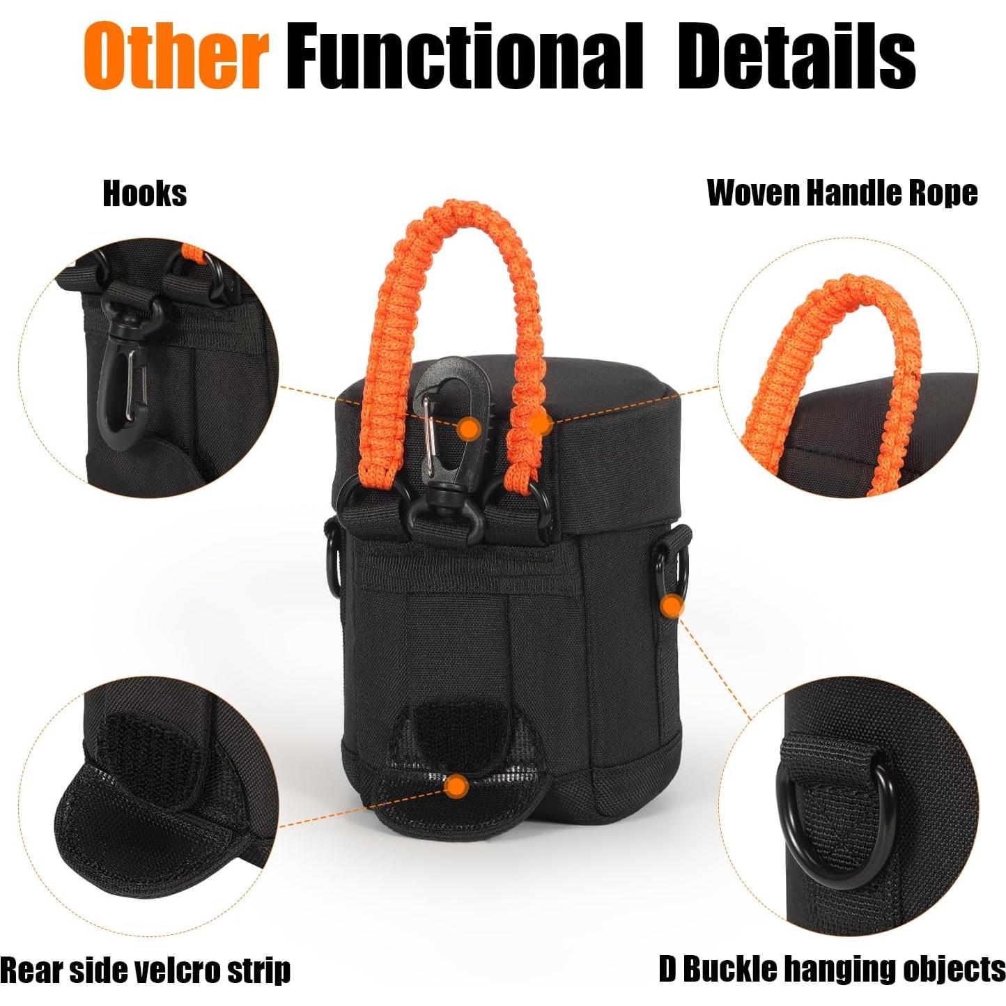 Funda Dura para Lente de Cámara Cwatcun Resistente al Agua 11.99cm