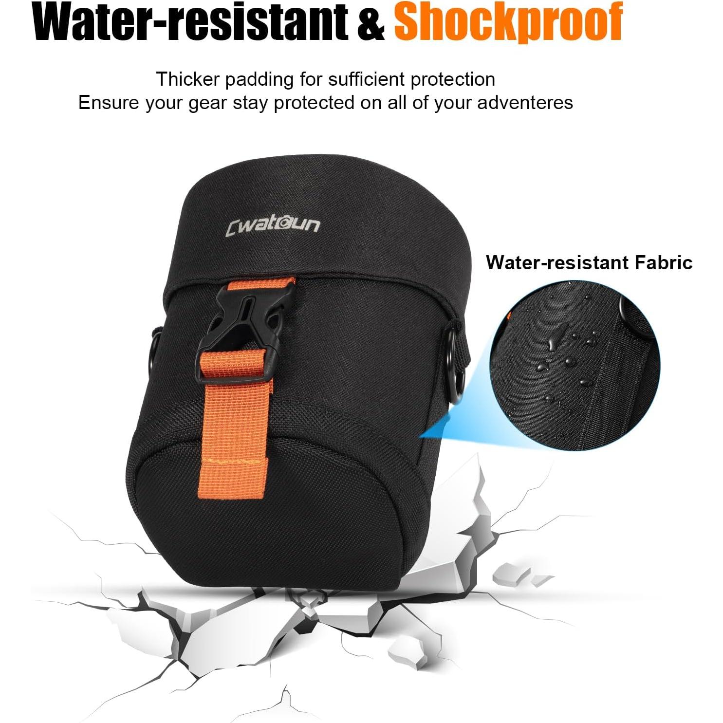 Funda Dura para Lente de Cámara Cwatcun Resistente al Agua 11.99cm