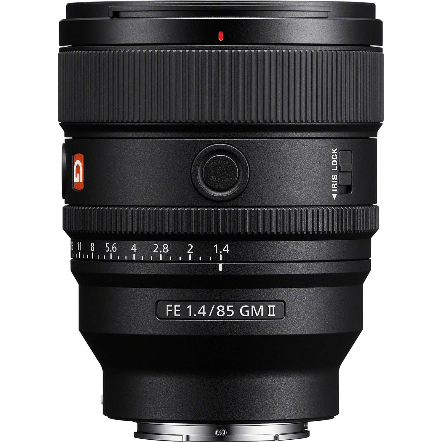 Lente Sony FE 85mm f/1.4 GM II con Kit de Filtros 77mm