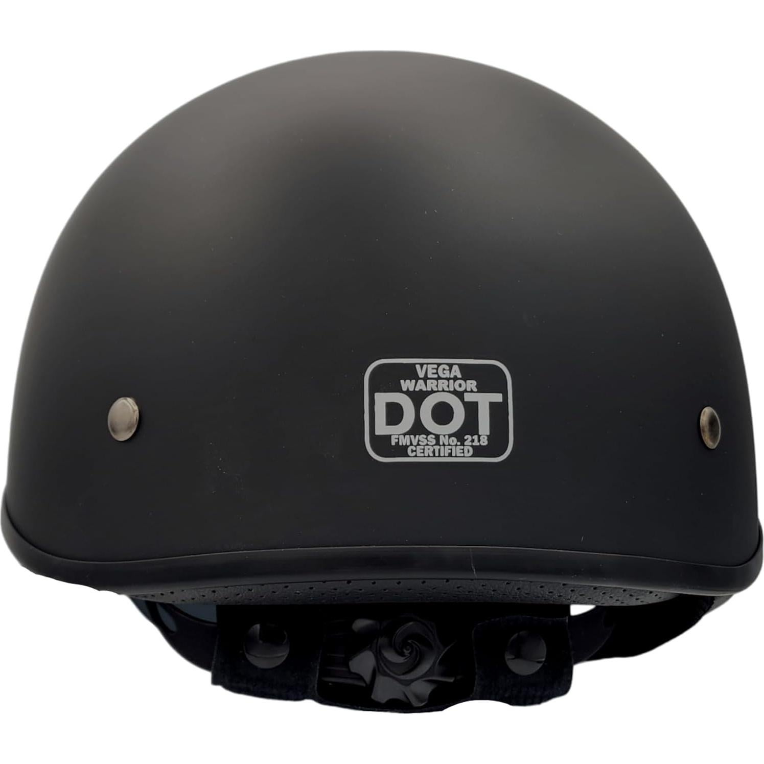 Casco de Moto Vega Warrior Half con Visera Solar Ajustable