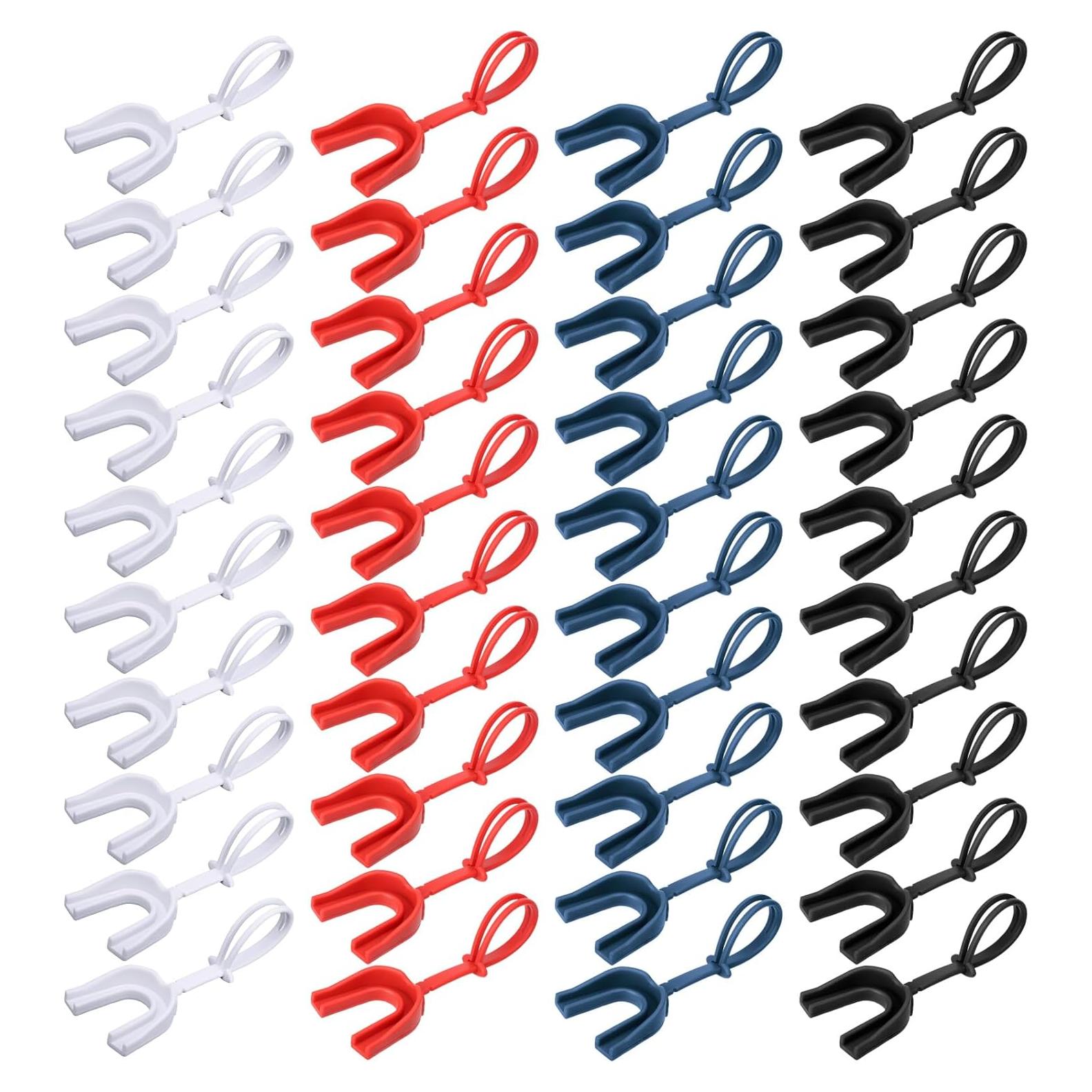 Protector Bucal Seematn 40 Pcs con Correa para Fútbol y Boxeo