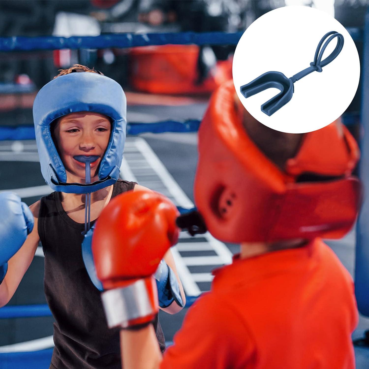 Protector Bucal Seematn 40 Pcs con Correa para Fútbol y Boxeo