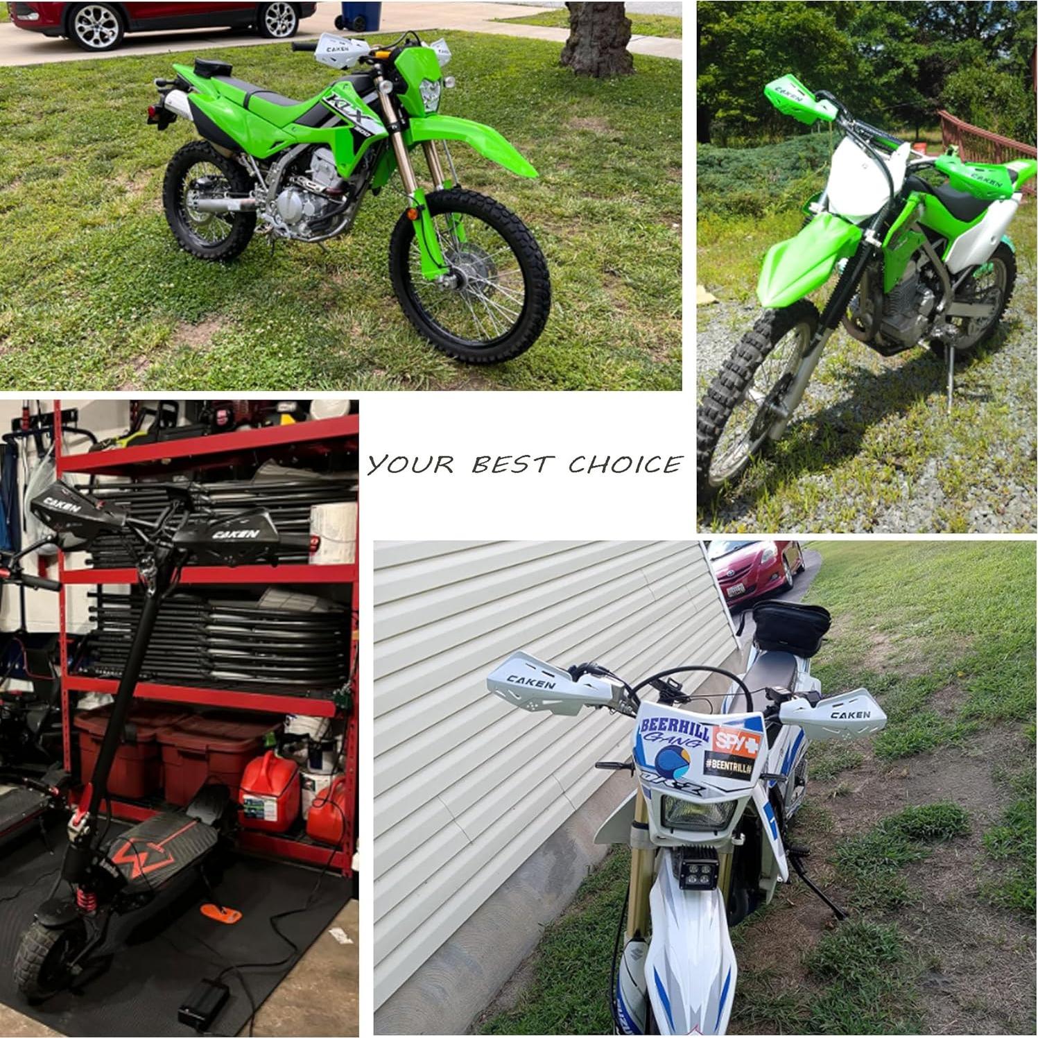 Protectores de Manillar PRO CAKEN 7/8" y 1 1/8" Negro