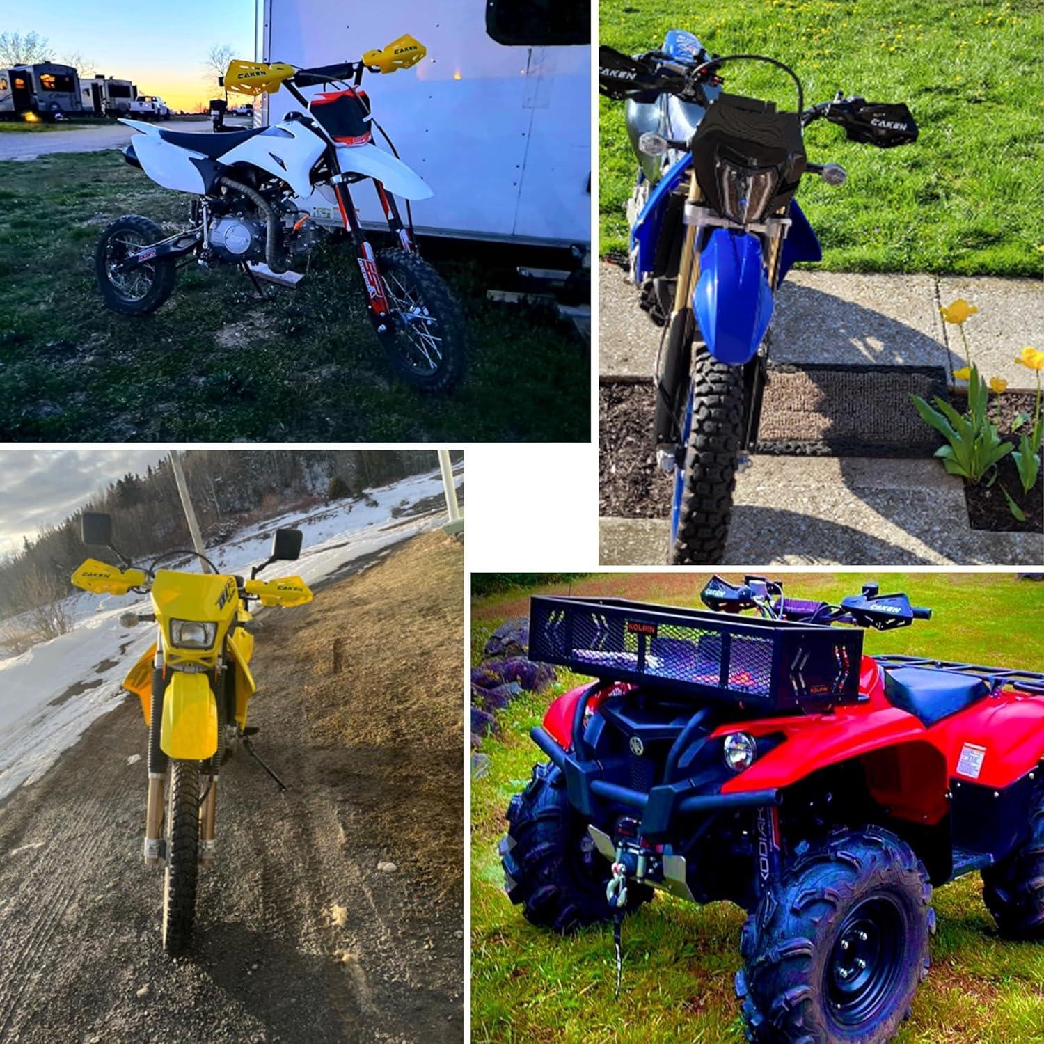 Protectores de Manillar PRO CAKEN 7/8" y 1 1/8" Negro