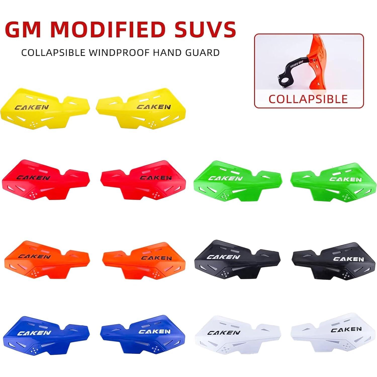 Protectores de Manillar PRO CAKEN 7/8" y 1 1/8" Negro