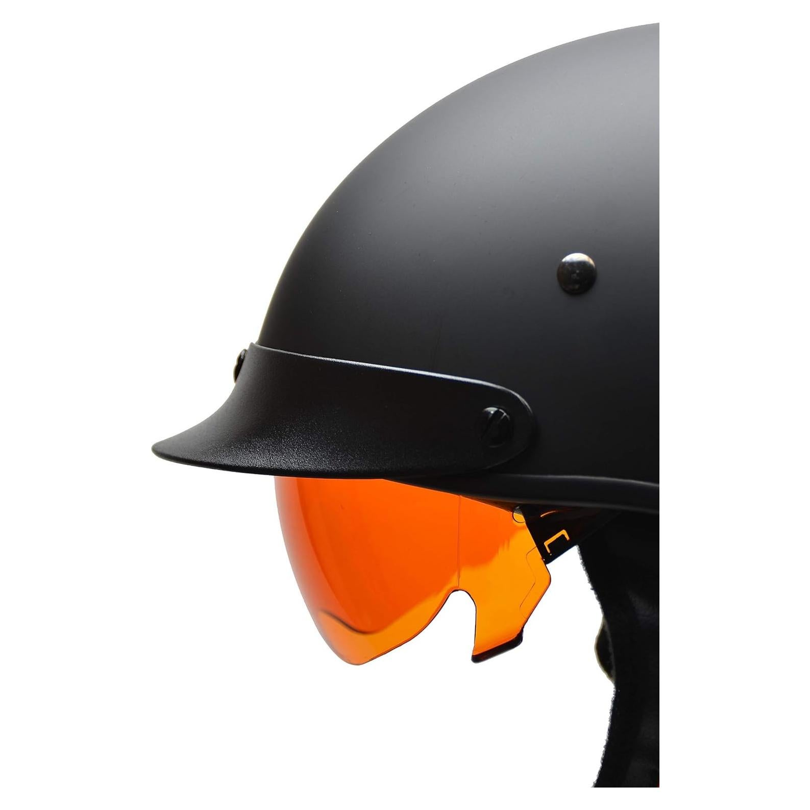 Casco de Moto Vega Warrior Medio con Visera Solar Ajustable