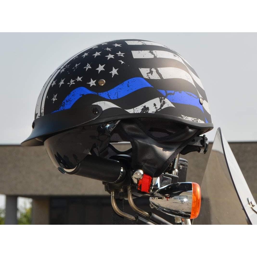Casco de Moto Vega Warrior Medio con Visera Solar 0,91 kg