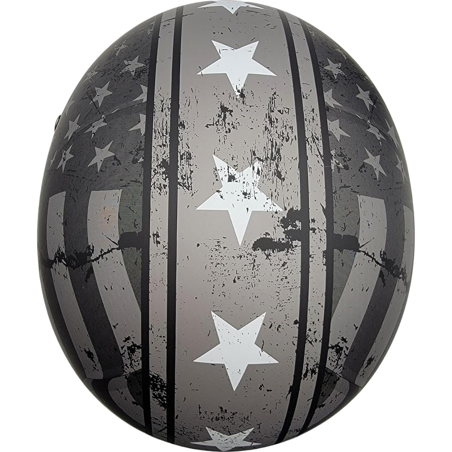 Casco de Moto Vega Warrior Half con Visera Solar - Mediano