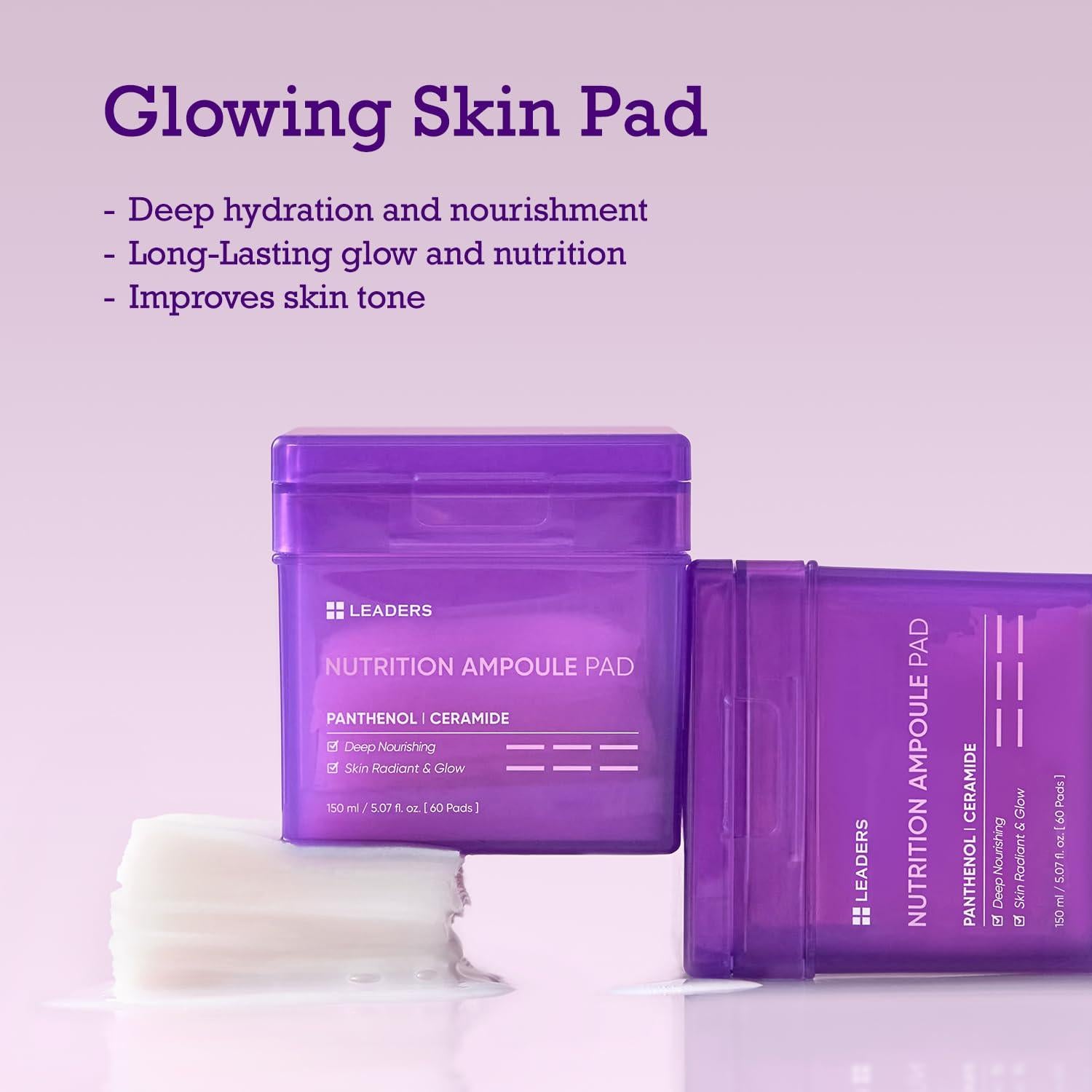 Pads de Ampoule de Nutrición Leaders - Hidratación Profunda 60 Unidades